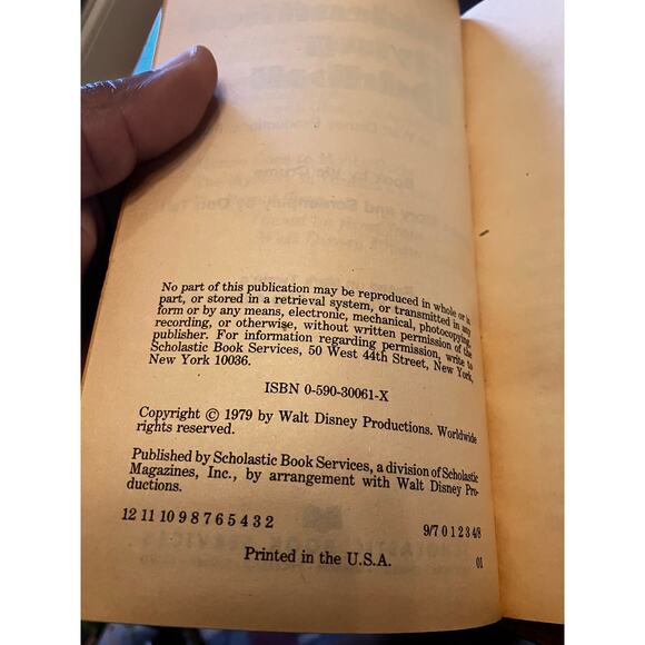 Unidentified Flying Oddball Disney Book 1979 Paperback Vintage YA - Picture 2 of 5